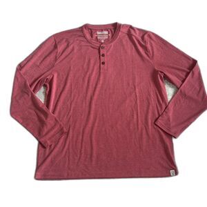 Fair Harbor Shirt Mens XL Seabreeze Long Sleeve Henley Sun Protection UPF 50